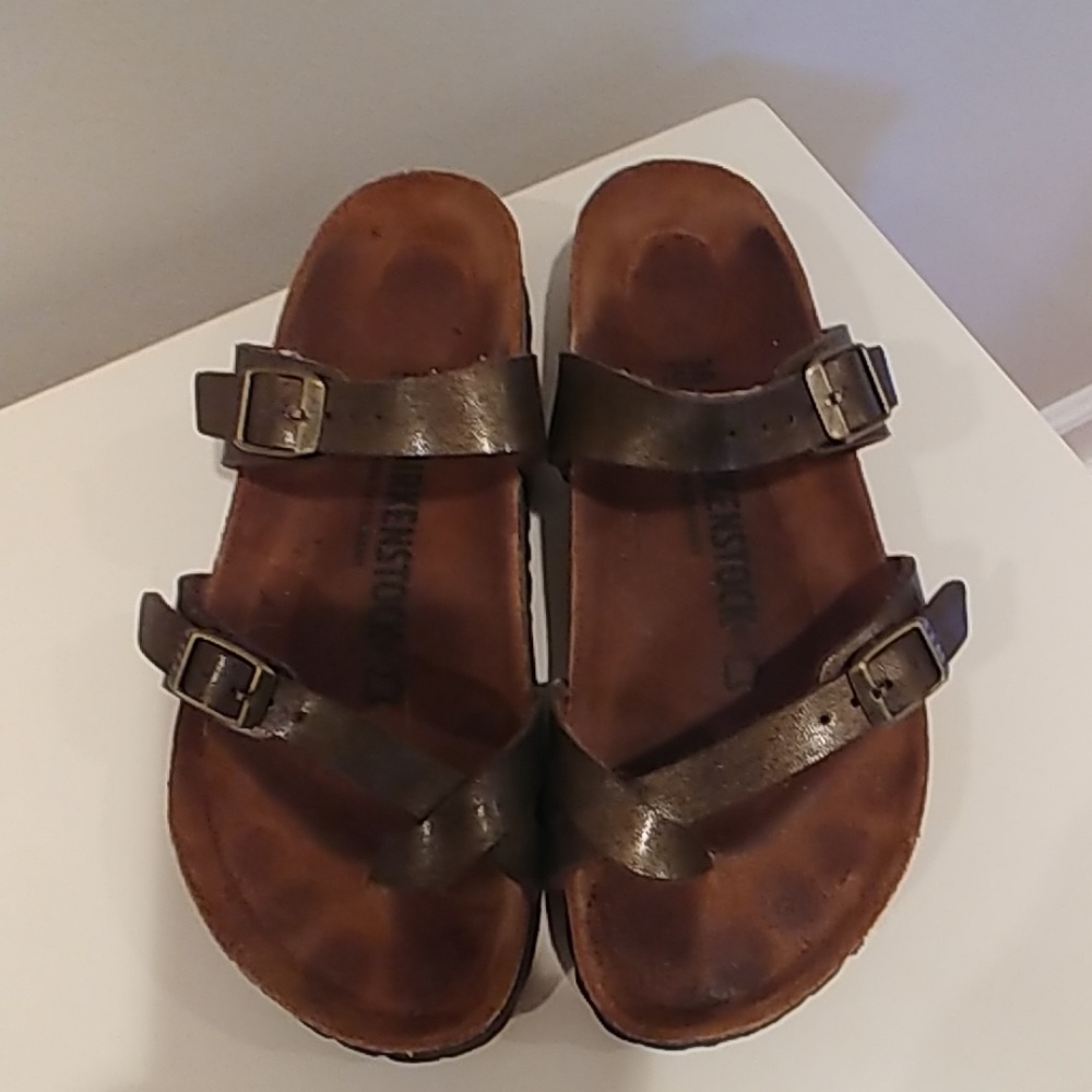 Birkenstock Mayari Bronze sandals